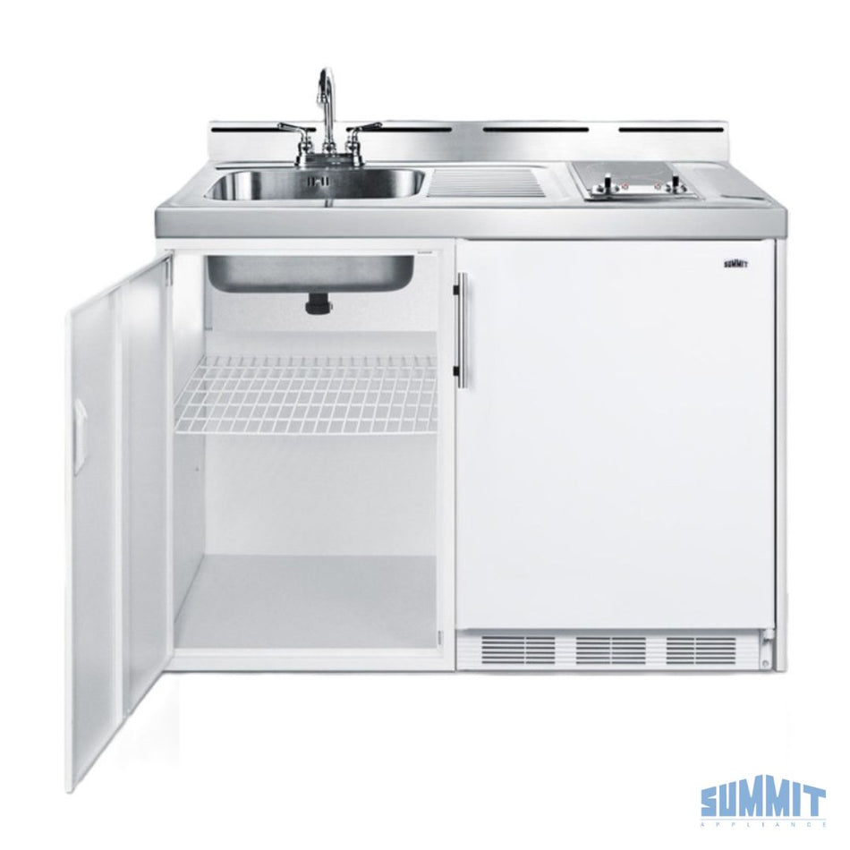 Summit White 48" Wide All-In-One Kitchenette - USA Brand